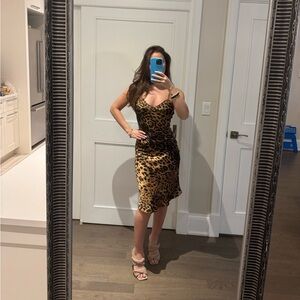 Leopard Print Women's Dress